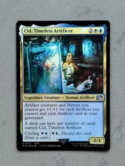 Cid, Timeless Artificer (0411) FOIL - MTG Final Fantasy FIN - NM - Image 3