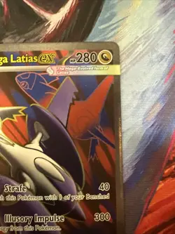 Pokemon Mega Latias EX Holo Ultra Rare Card 163/132 ME01 Mega Evolution - Image 3