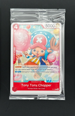 One Piece-Gol D Roger Chopper Promo P-101 to P-107 Card - SEALED SINGLE PACK - Image 1