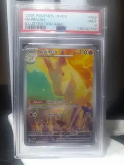Pokemon TCG Rapidash Destined Rivals Illustration Rare Card 189/182 - Image 2