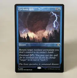 MTG Cyclonic Rift - Foil Etched - CMM NM - Image 1