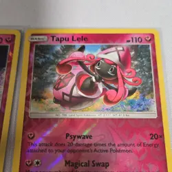 ✨ pink fairy Pokemon TCG Hidden Fates Card Lot Clefairy & Tapu Lele 2x ✨ - Image 3