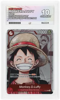 One Piece Ace 10 Slab Collection 12 Cards - Image 1