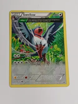 Swellow 72/108 Roaring Skies Full Art Rare Pokemon Card LP - Image 2