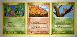 Pokemon 2004 Kids' WB Creator 3 Card Collection Treecko, Torchic, & Wurmple - Image 1