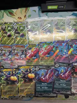 Pokemon 40 Ex Card Lot Bulk Mega Evolutions Scarlet Violet Nm Near Mint #5 - Image 4