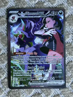 Marnie's Grimmsnarl EX 287/217 Pokemon Ascended Heroes SIR Mega Evolutions Card - Image 1