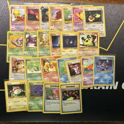 Complete Team Rocket Common Set -WOTC Pokemon Cards- LP/EX 25 Cards - Image 1