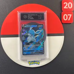 Pokemon Chinese TCG CARD Sword & Shield Glaceon V CS4ac 034/132 RR Grade10 - Image 1