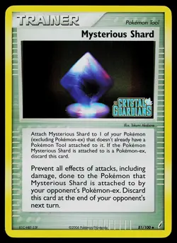 Pokemon Card - Mysterious Shard Crystal Guardians 81/100 Reverse Holo Stamped - Image 1