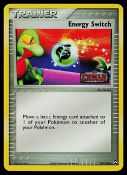 Pokemon Card - Energy Switch Power Keepers 75/108 Uncommon Reverse Holo Stamped - Image 1
