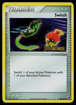 Pokemon Card - Switch Dragon Frontiers 83/101 Common Reverse Holo STAMPED - Image 1