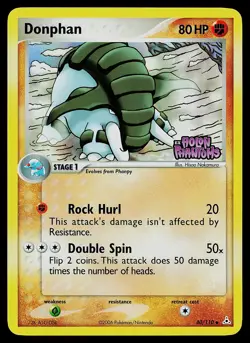 Pokemon Card - Donphan Holon Phantoms 40/110 Reverse Holo Uncommon STAMPED - Image 1