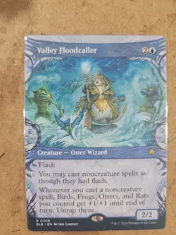 MTG Valley Floodcaller (Showcase) [Bloomburrow] Near Mint Magic - Image 1