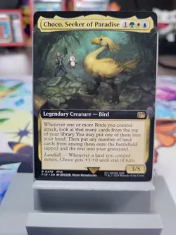 Choco, Seeker of Paradise (Extended Art) R 0479 NON FOIL FINAL FANTASY FIN MTG - Image 1