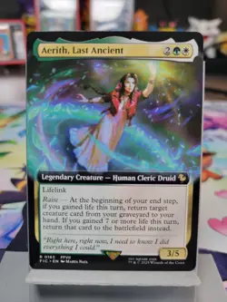 Aerith, Last Ancient Extended Art - FIC 0163 - NM - MTG Magic - Image 1