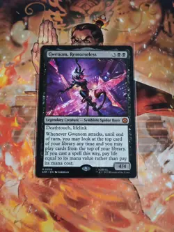 Gwenom, Remorseless #56 - Magic: The Gathering / Marvel’s Spider-Man Mythic Rare - Image 1
