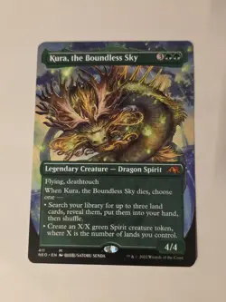 Magic The Gathering, Kura, the Boundless Sky (Borderless), Kamigawa: ND, Regular - Image 1