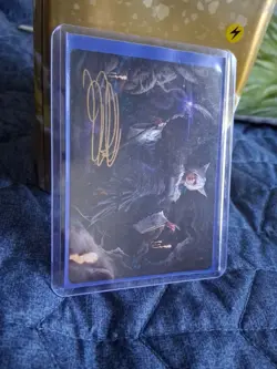 MTG - Final Fantasy Art Series 21/53 - Y'shtola, Night's Blessed -Gold Signature - Image 1