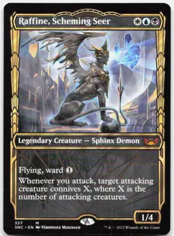 Raffine, Scheming Seer (Showcase) *Regular* SNC 327 NM - Image 1
