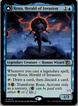 Rona, Herald of Invasion R March of the Machine 75 NM Foil - Image 1