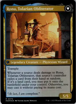 Rona, Herald of Invasion R March of the Machine 75 NM Foil - Image 2