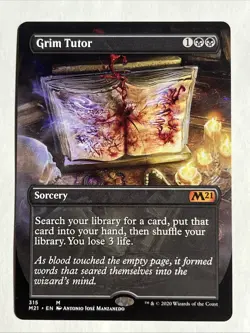 Grim Tutor (Alternate Art) Core Set 2021 Regular MTG - Image 1