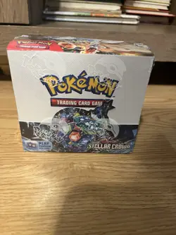 Pokemon TCG SV07 Scarlet & Violet Stellar Crown Booster Box Factory Sealed 2024 - Image 1