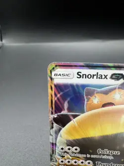 Snorlax GX Promo Holo SM05 Sm 190 HP Basic Pulverizing Pancake GX Pokemon TCG - Image 3