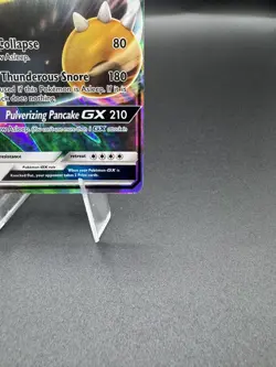 Snorlax GX Promo Holo SM05 Sm 190 HP Basic Pulverizing Pancake GX Pokemon TCG - Image 5