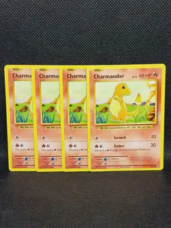 XY evolutions 4x Charmander Pokemon card 9/108 - Image 1