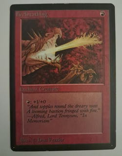 Firebreathing LP Beta MTG Magic the Gathering - Image 1