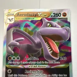 Pokemon Aerodactyl VSTAR 093/196 Lost Origin Sword & Shield ULTRA RARE - Image 2