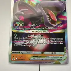 Pokemon Aerodactyl VSTAR 093/196 Lost Origin Sword & Shield ULTRA RARE - Image 3
