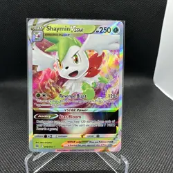 Pokemon TCG Shaymin VSTAR Sword & Shield: Brilliant Stars 014/172 Holo Rare NM/M - Image 1
