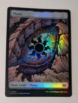 MTG *FOIL DRAGON EYE * Tarkir : Dragonstorm PLAINS #287 NM - Image 1