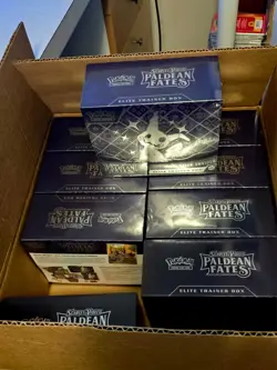 Pokemon Scarlet & Violet Paldean Fates Elite Trainer Box -1 ETB Factory Sealed - Image 1