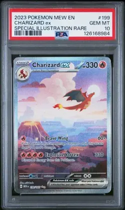 POKEMON TCG | SV 151 | PSA 10 CHARIZARD EX - 199/165 | SPECIAL ILLUSTRATION RARE - Image 1