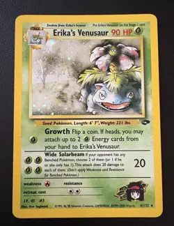 2000 Pokemon Erika’s Venusaur Holo Gym Challenge 4/132 - Image 1