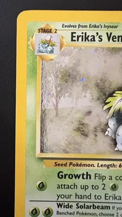 2000 Pokemon Erika’s Venusaur Holo Gym Challenge 4/132 - Image 2