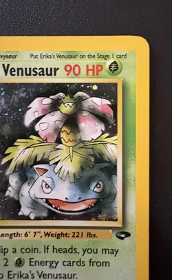2000 Pokemon Erika’s Venusaur Holo Gym Challenge 4/132 - Image 5