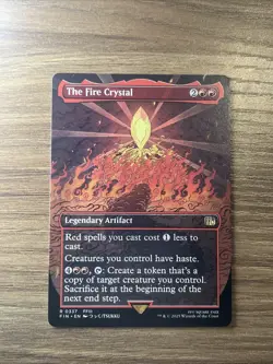The Fire Crystal Borderless MTG Final Fantasy 0337 Non Foil Near Mint - Image 1