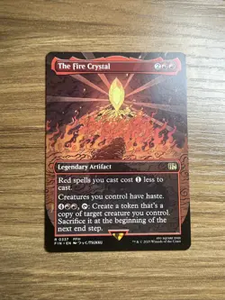 The Fire Crystal Borderless MTG Final Fantasy 0337 Non Foil Near Mint - Image 3