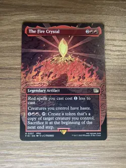 The Fire Crystal Borderless MTG Final Fantasy 0337 Non Foil Near Mint - Image 4