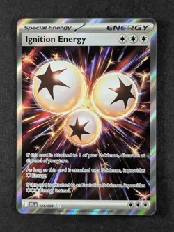 2025 Pokemon IGNITION ENERGY #124/094 Holo Phantasmal Flames Ultra Rare ENG - Image 1