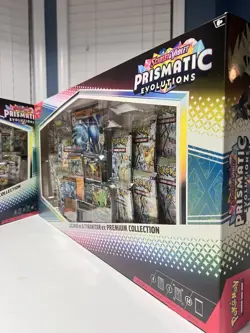 2X Pokemon Scarlet & Violet Prismatic Evolutions Lucario & Tyranitar Premium Box - Image 2