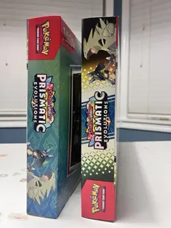 2X Pokemon Scarlet & Violet Prismatic Evolutions Lucario & Tyranitar Premium Box - Image 4