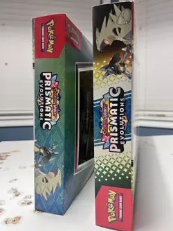 2X Pokemon Scarlet & Violet Prismatic Evolutions Lucario & Tyranitar Premium Box - Image 5