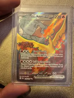 Team Rocket's Moltres ex SIR Stamped PROMO SET SIR 229/182 208/182 031/182 - Image 3
