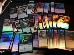 MTG Foil Aetherdrift Lot, EX-NM-M, Mythic, Rares, & More! First Place Lands! - Image 3